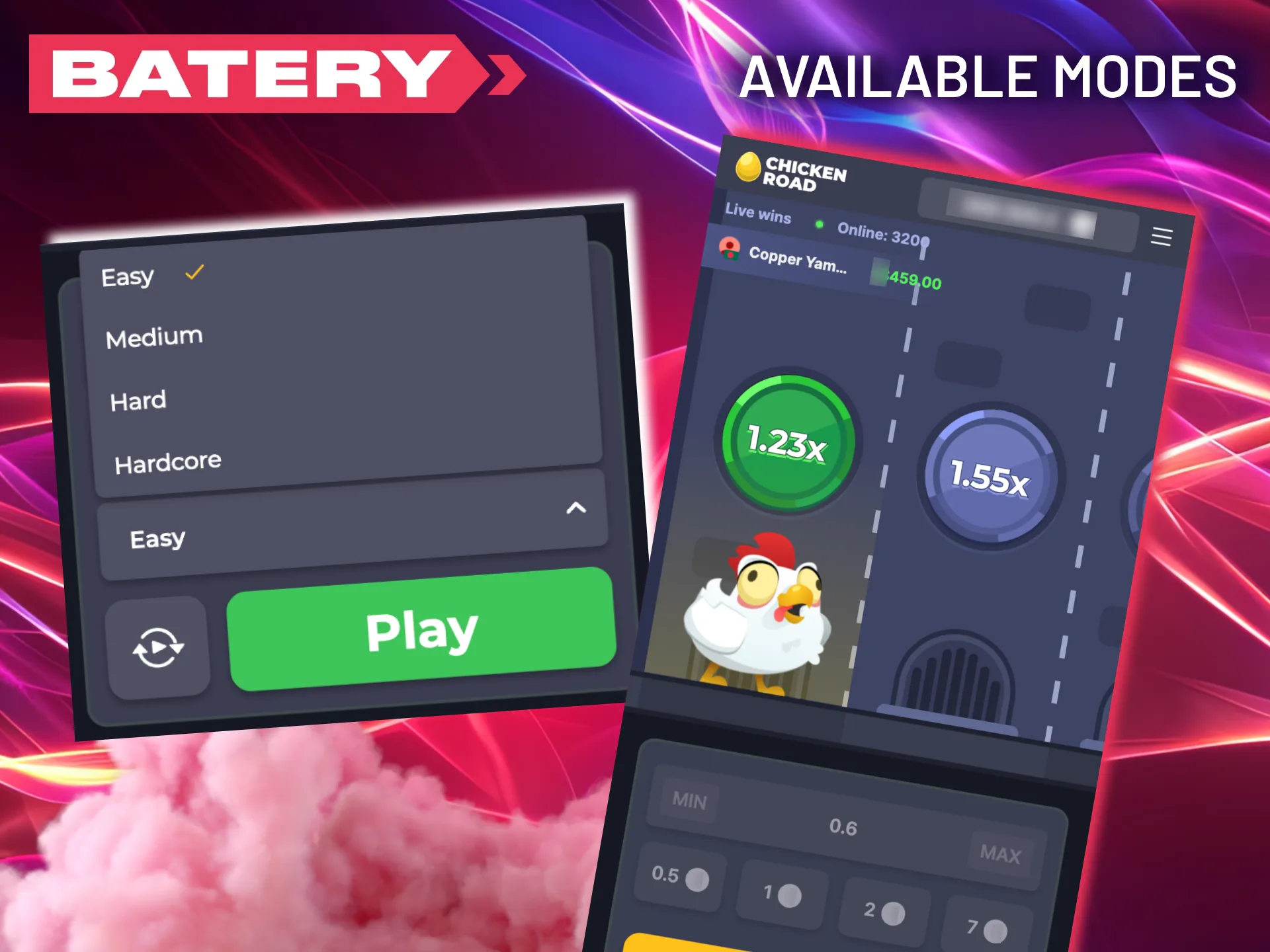 Take on Chicken Road at Batery, where you can balance your risk and chase life-changing jackpots.