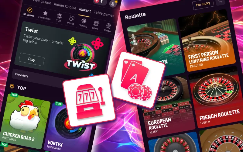 Enjoy thousands of casino titles anytime, anywhere, via the Batery app.
