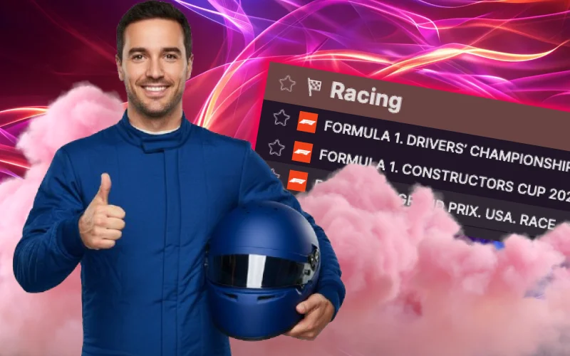 Racing fans will love the Batery Bet lineup, featuring an extensive selection of Formula 1 events.