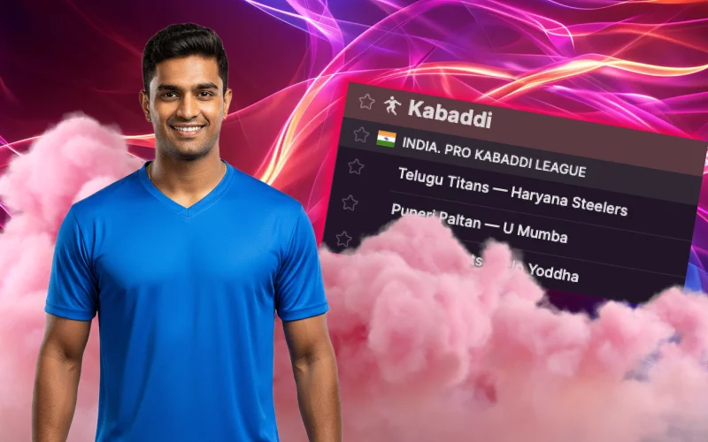 Put your Kabaddi knowledge to the test and place your winning bets on the Batery website.
