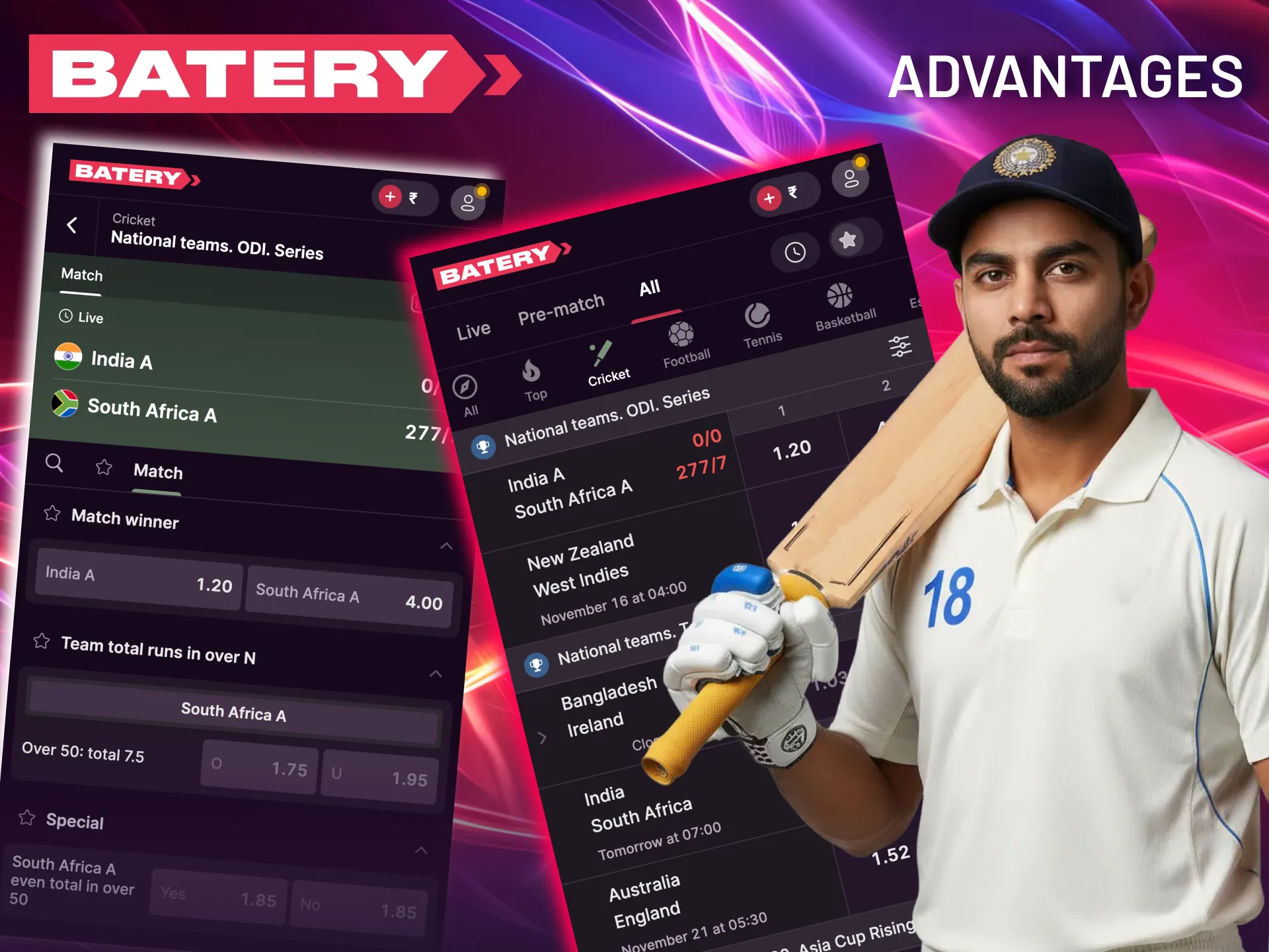 A secure and trusted environment for cricket betting in India.