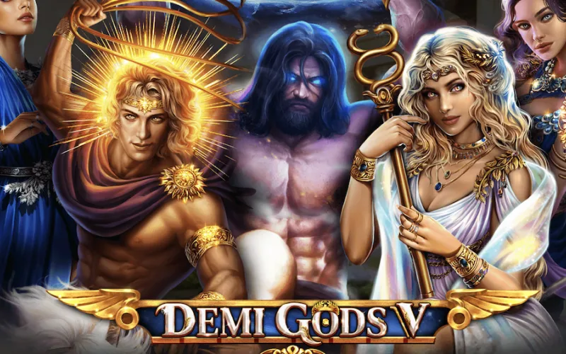 Experience the epic scale of Batery Demi Gods V, a slot built on legendary tales.
