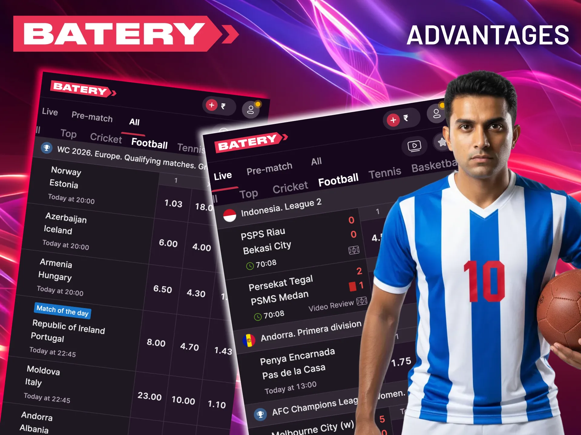 Stay updated with live match data and enjoy the security of our encrypted payment systems.