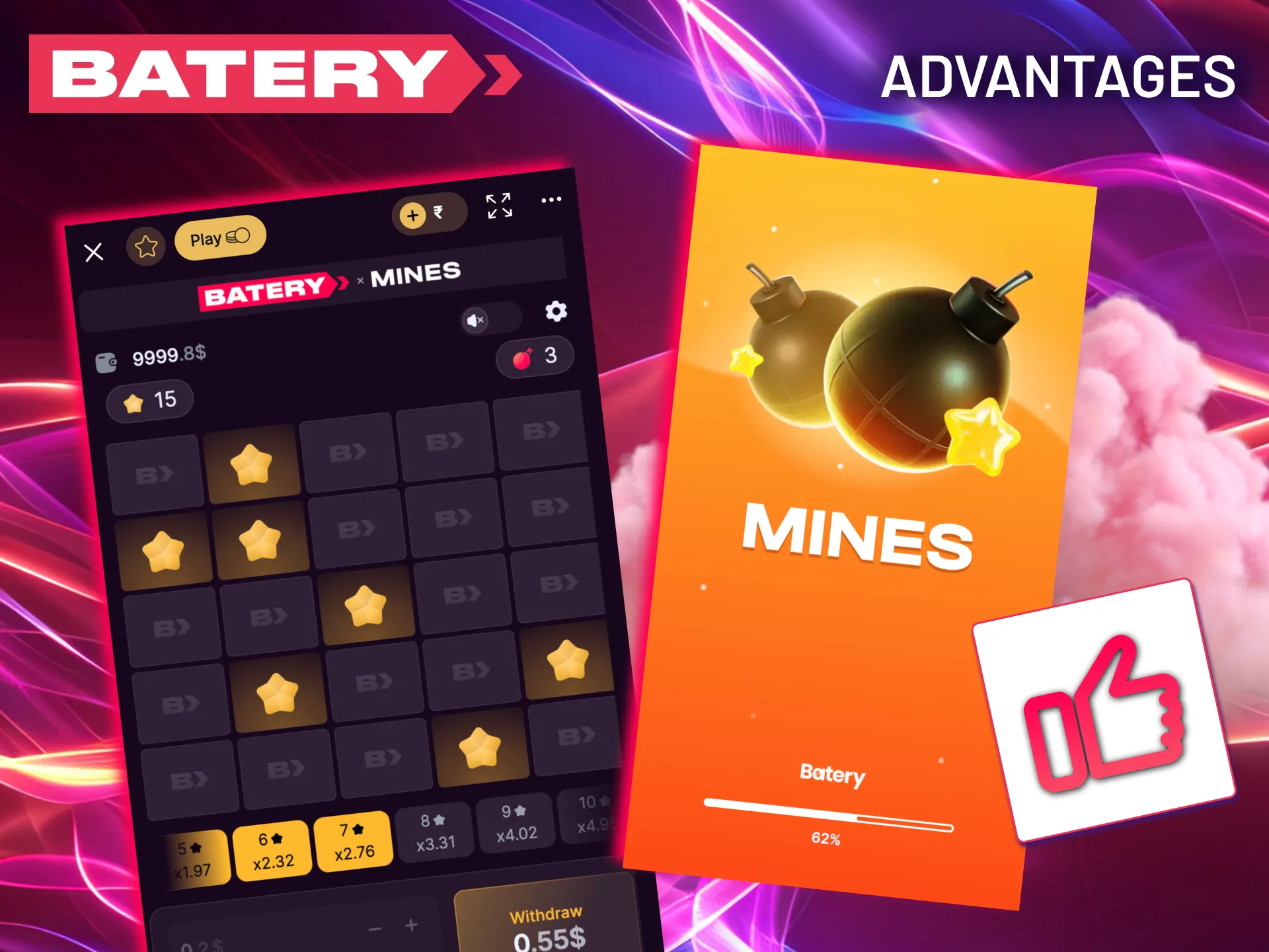 Indian players particularly appreciate the fast payouts and flexible betting options provided by Batery.