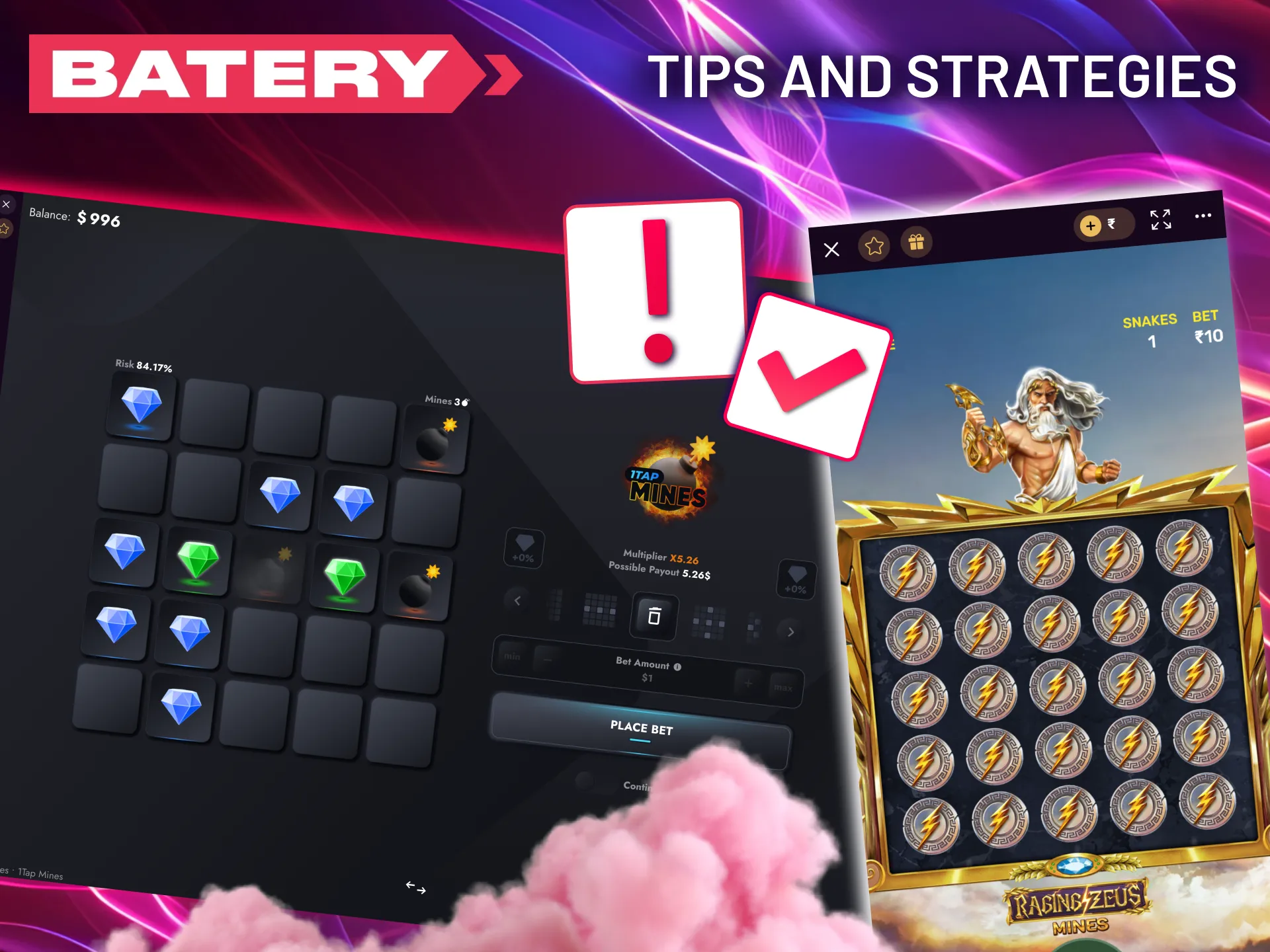 Use the demo mode to practice and refine your approach before betting real money on Batery Mines.
