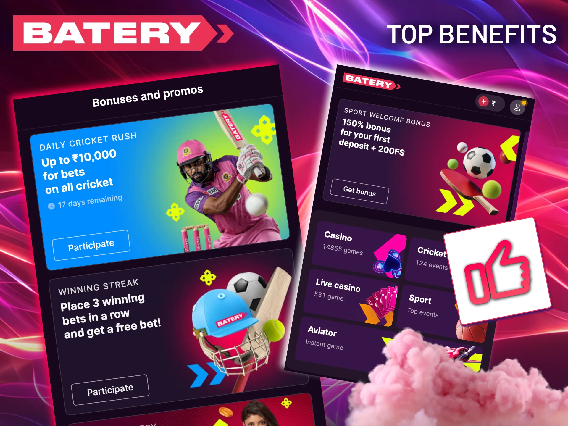 Batery's promotional offers provide exceptional value for the money.