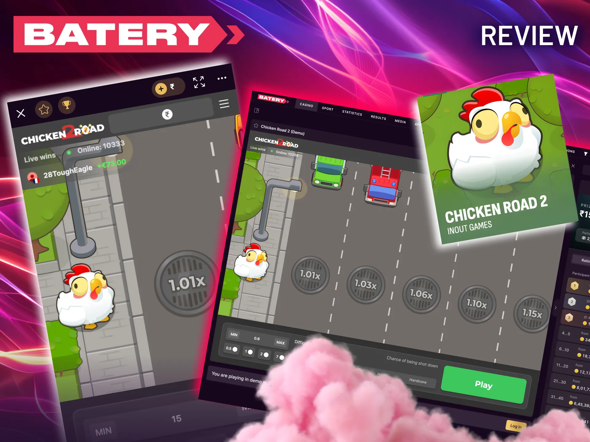 Fast rounds and high multipliers await in Chicken Road 2.0 at Batery.