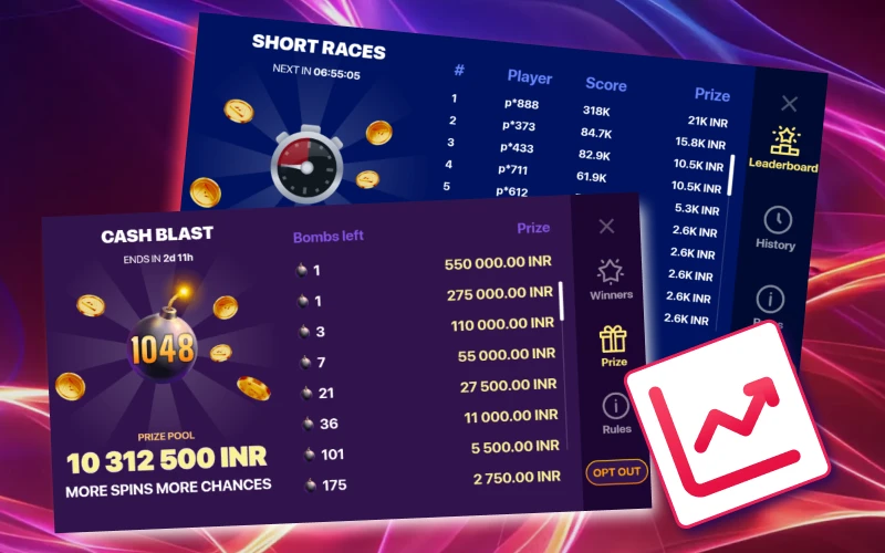 Keep an eye on the live performance of Coin Strike games at Batery.
