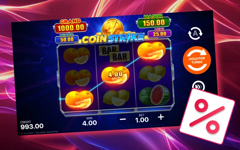 With its impressive RTP, Coin Strike is a great choice for your next session at Batery.