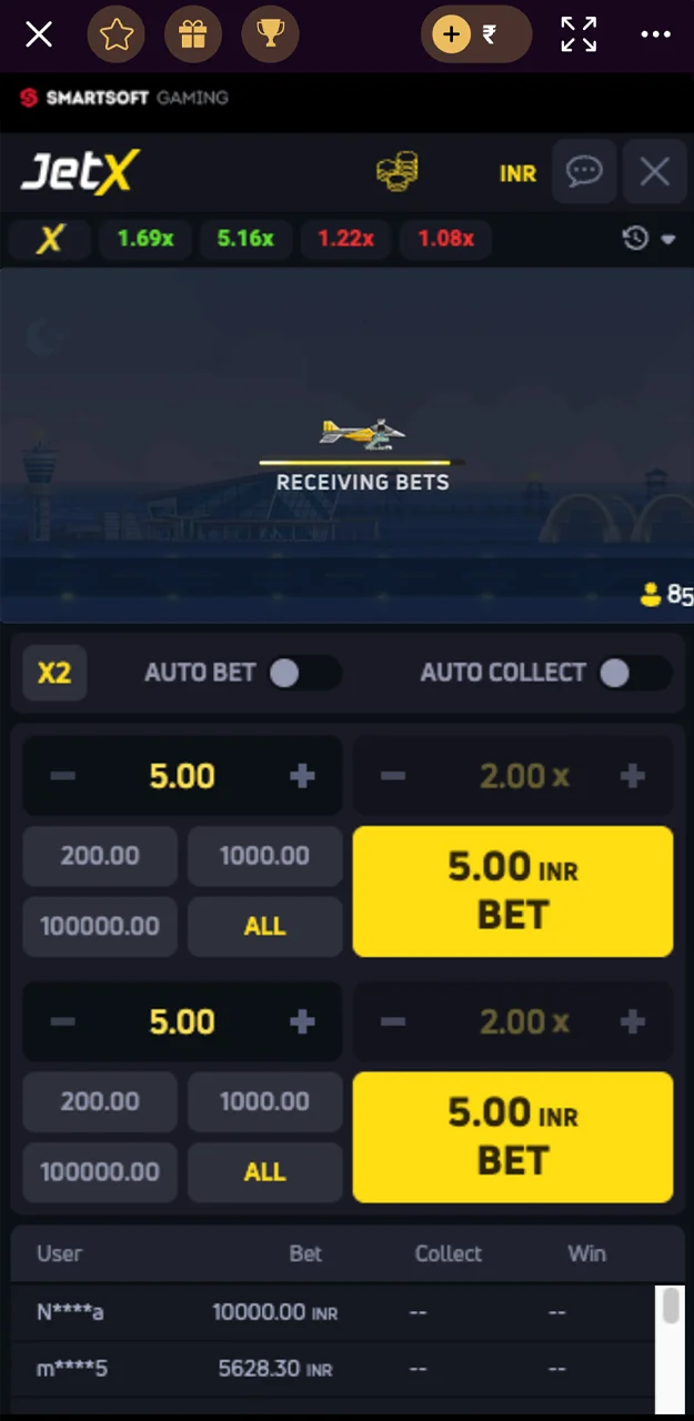 Ready to win? Place your first bet in JetX at Batery Casino today.