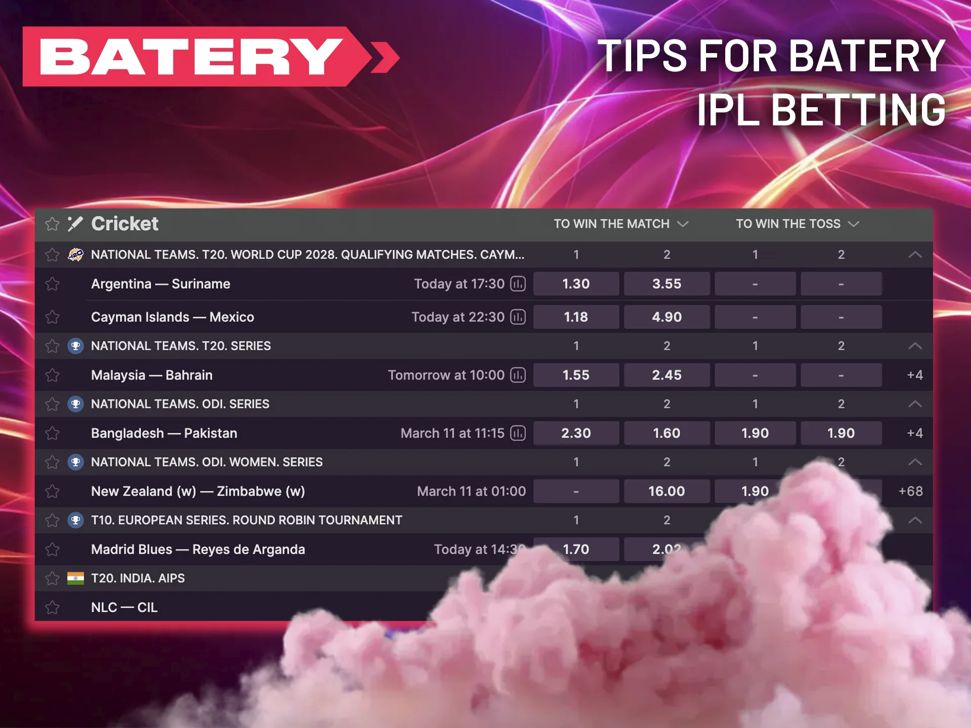 Apply these expert strategies to make smarter, more informed IPL predictions at Batery.
